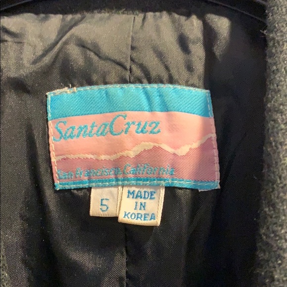 Vintage 80s Wool Black w Black & White Tweed Pants - Picture 3 of 7